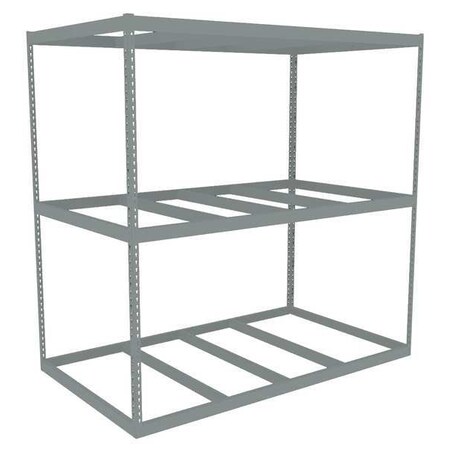 Tennsco Boltless Shelving Unit, 42-5/8"D x 84-5/8"W x 84"H, 3 Shelves, Steel ZLE7-8442S-3