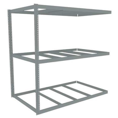 Tennsco Boltless Shelving, Add-On, 84x42, 3 Shelf ZLE7-8442A-3