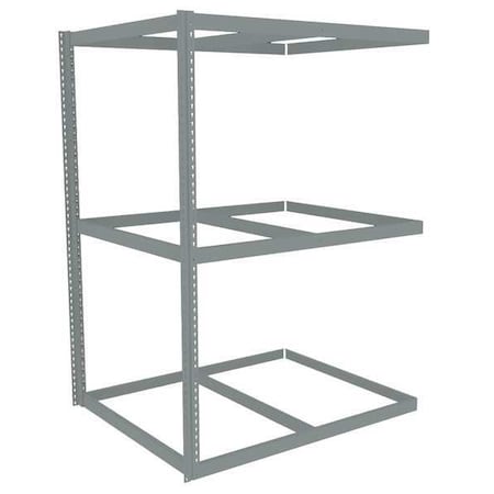 Tennsco Boltless Shelving, Add-On, 72x42, 3 Shelf ZLE7-7242A-3