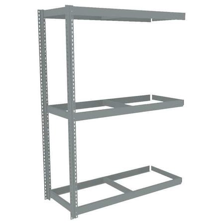Tennsco Boltless Shelving, Add-On, 60x24, 3 Shelf ZLC7-6024A-3
