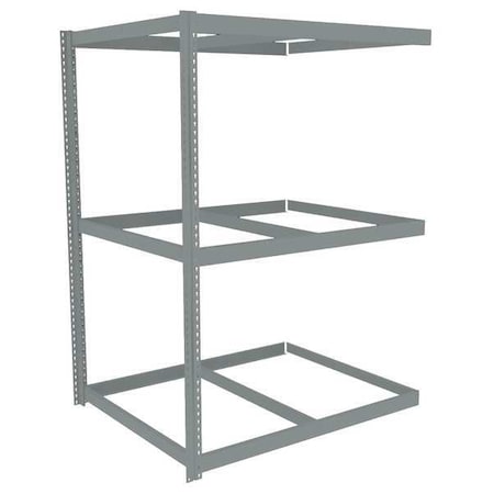 Tennsco Boltless Shelving, Add-On, 72x42, 3 Shelf ZLC7-7242A-3