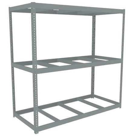 Tennsco Boltless Shelving Unit, 30-5/8"D x 84-5/8"W x 84"H, 3 Shelves, Steel ZLC7-8430S-3