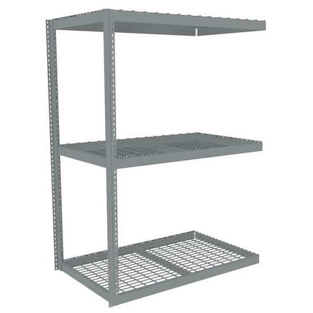 Tennsco Boltless Shelving, Add-On, 60x36, Wire ZLE7-6036A-3W