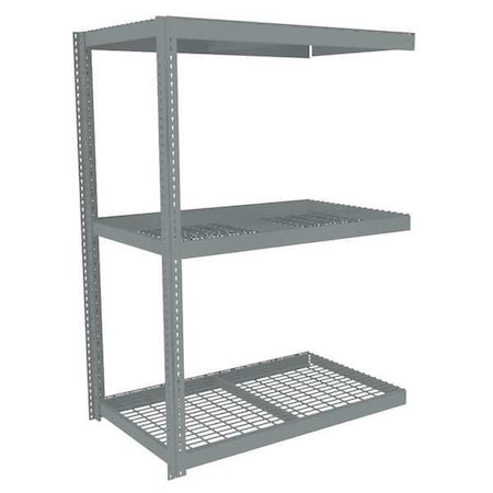 Tennsco Boltless Shelving, Add-On, 60x36, Wire ZLC7-6036A-3W