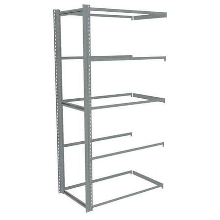 Tennsco Boltless Shelving, 24"D x 42"W x 84"H, 5 Shelves, Carbon Steel ZA7-4224A-5