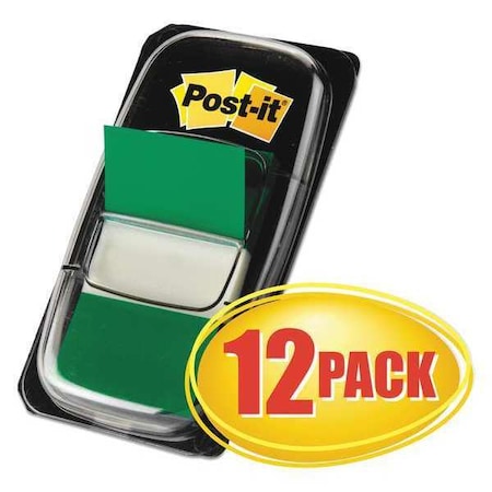 Post-It Flag, 50Fl/Dsp, 12Dsp/Bx, Green, PK6 680-GN12