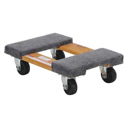 Vestil Carpet End Hardwood Dolly, 0.9K lb., 12x18 HDOC-1218-9