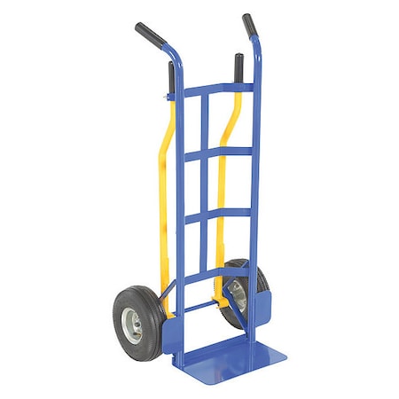 Vestil Stair Hand Truck 4 Handle 500 lb Pneumatic Wheels 13 3/4 x 6 1/2 Nose HAND-TPE