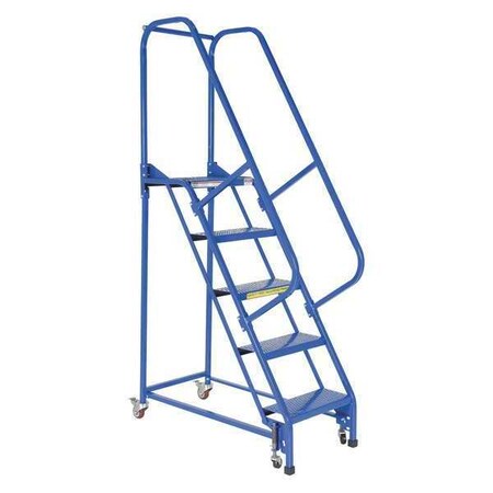 VESTIL 80 H Steel PW Ladder, Perforated, 5 Step, 5 Steps LAD-PW-18-5-P