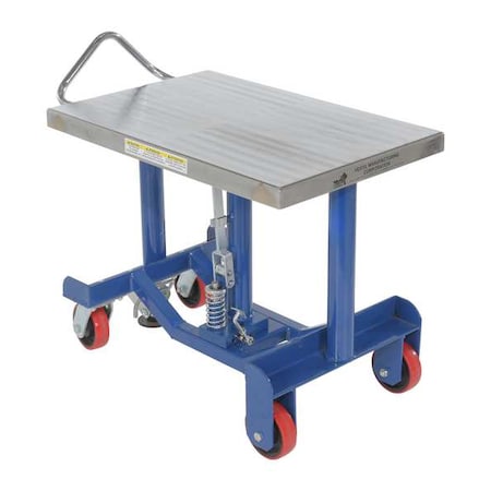 Vestil Low Profile Post Lift Table, Load Cap. 1000 lb. PT12-10