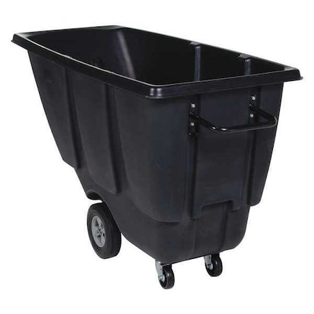 Vestil Light Duty Tilt Truck 1/2 Cubic Yard 450 lb Black TDT-50-LD-BLACK