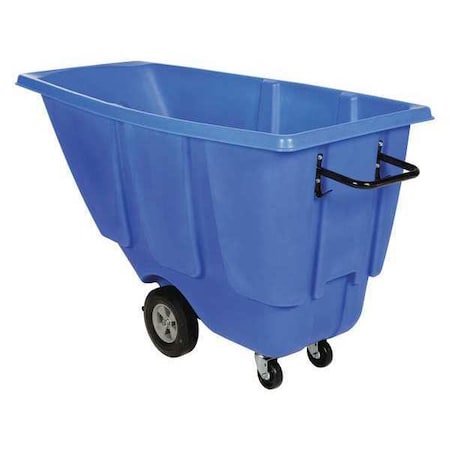 Vestil Light Duty Tilt Truck 1/2 Cubic Yard 450 lb Blue TDT-50-LD-BLUE