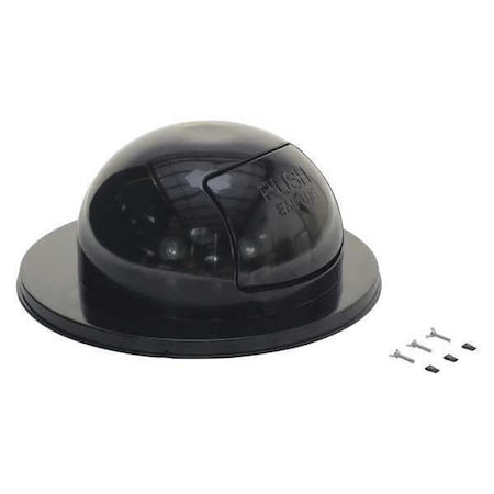 Vestil Black Steel Waste Disposal Top For Drum TRASH-TOP-BK