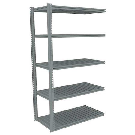 Tennsco Boltless Shelving, Add-On, 48x24, Steel ZB7-4824A-5C