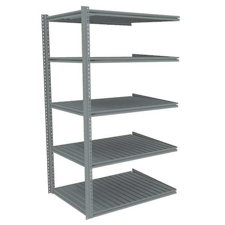 Tennsco Boltless Shelving, Add-On, 48x36, Steel ZB7-4836A-5C