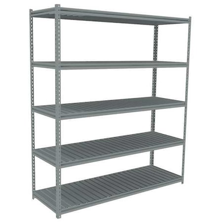 Tennsco Boltless Shelving, 24x84x72in, Strtr ZB7-7224S-5C