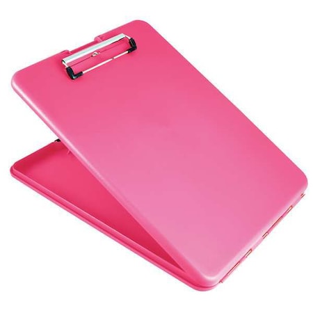 Zoro Select 8-1/2" x 11" Plastic Clipboard 3/4", Pink 00835