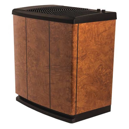 Aircare Portable Humidifier, 5.4 gal, 3,700 sq. ft., Console, Oak Burl H12 400HB