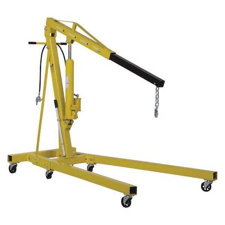 Vestil Air/Hand Pump Hydraulic Shop Crane, 4K EHN-40-C-AH