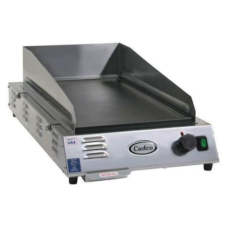 Cadco 21" x 12" Countertop Space Saver Griddle CG-5FB