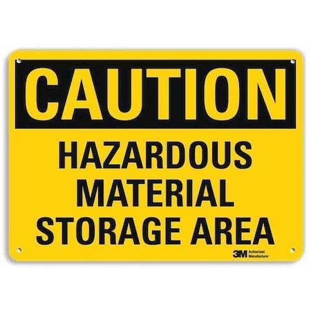 Lyle Caution Sign, 10 in H, 14 in W, Horizontal Rectangle, English, U1-1064-NA_14x10 U1-1064-NA_14x10