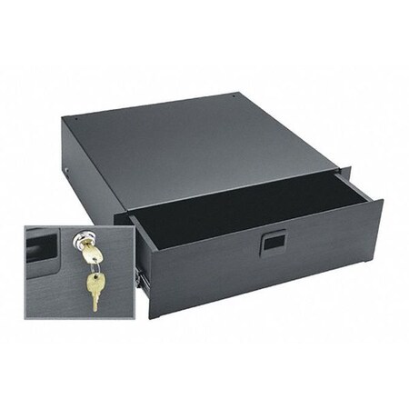 Middle Atlantic Rack Drawer 3 Space W Lock 5 25 D3lk Zoro Com