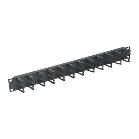 MIDDLE ATLANTIC Horizontal Cable Manager, Micro-Clip HCM-1