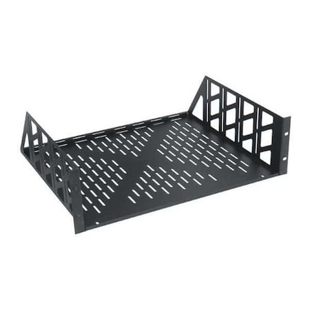 MIDDLE ATLANTIC Vented Utility Shelf, 3 Space U3V