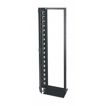 MIDDLE ATLANTIC Open Frame Rack, 2 Post, Aluminum RLA19-1245B