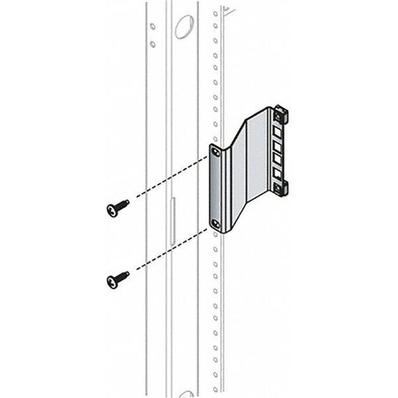 Middle Atlantic Rackrail Recessor 2 Space 3"D, PK2 RR2-3RCN