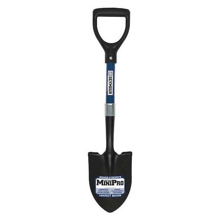 Seymour Midwest Round Point Shovel, 12 in L Professional Grade Fiberglass Handle 49352
