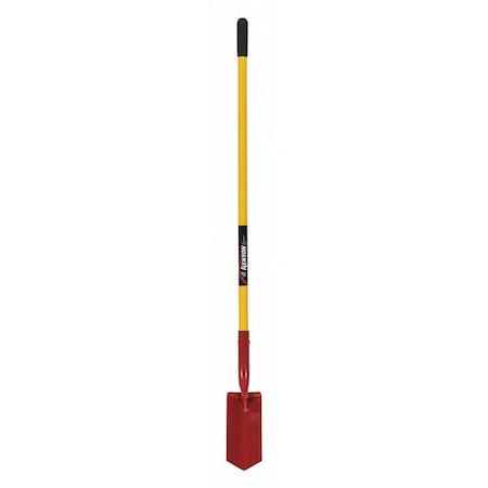 Kenyon Trenching V Shovel, 14 ga Tempered Steel Blade, 48 in L Yellow Professional Grade Fiberglass Handle 89235
