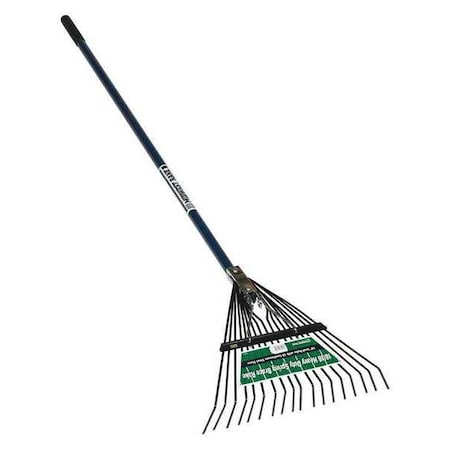 Seymour Midwest 18 in Lawn Rake, 18 Tines, 54 in L Powder Coated Aluminum Handle 40931