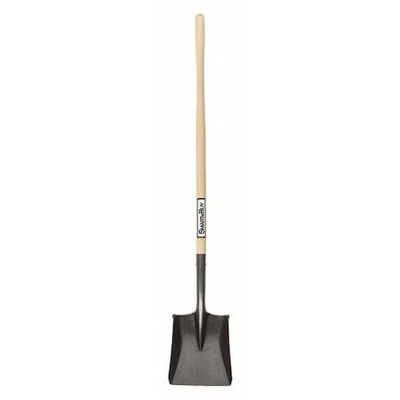 Seymour Midwest Square Point Shovel, 16 ga 42 in L Hard Wood Handle 49832GRA