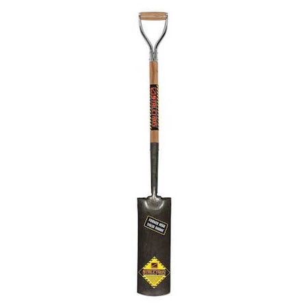 Structron Post Spade Shovel, 30 in L American Ash Wood Handle 49178