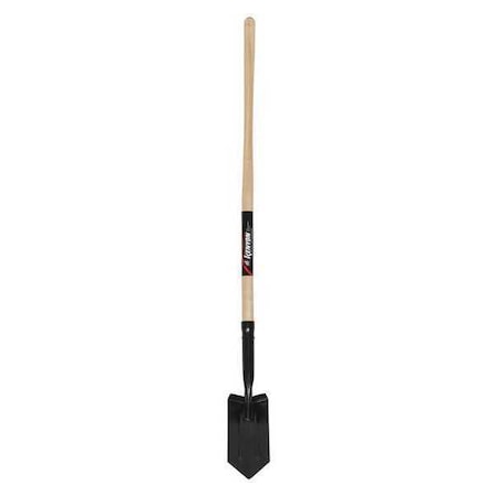 Kenyon Trenching Shovel, 11 ga Steel Blade, 48 in L Natural Hardwood Handle 89025