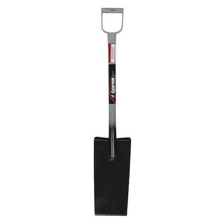 Kenyon Spade Shovel, 14 ga Steel Blade, 27 in L Grey Steel Handle 49958