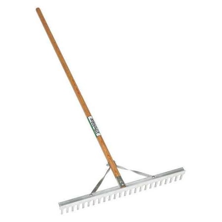 SEYMOUR MIDWEST Landscape Rake, 30", 60" Wood Handle 90330