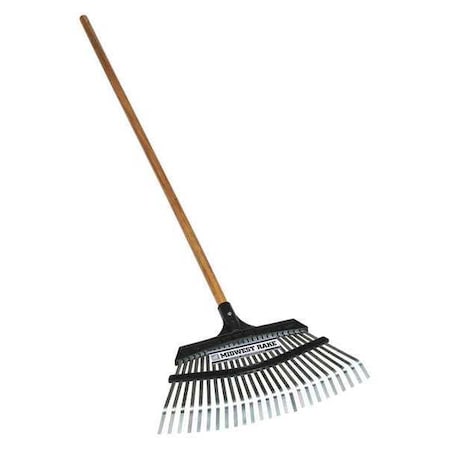 Seymour Midwest 18 in ProFlex Rake, 48 in L Wood Handle 43334