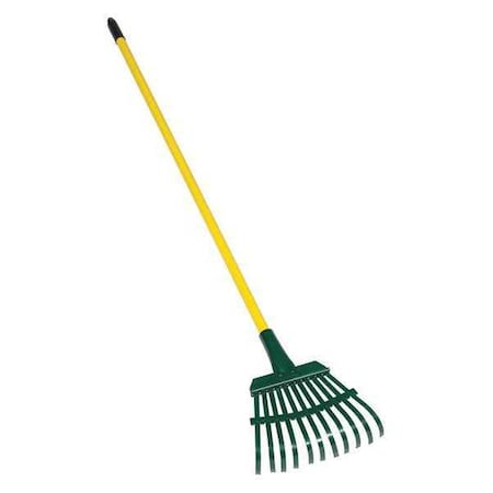 Seymour Midwest 7 in Shrub Rake, 48 in L Vinyl Coated Steel Handle 43103