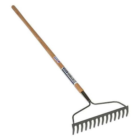 Seymour Midwest Bow Rake, 14 Tines, 54 in L Hardwood Handle 42355 | Zoro