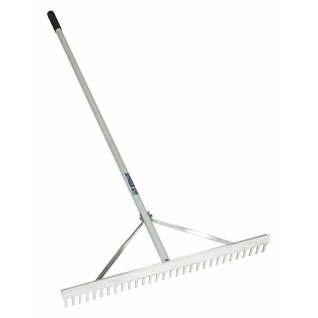 SEYMOUR MIDWEST Field Rake, 30", 66" Green Handle 92330