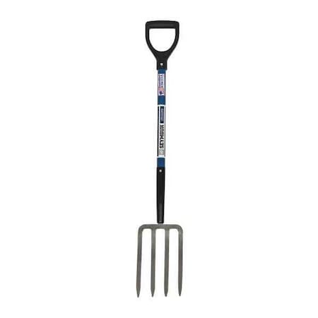 Seymour Midwest 4-tine Spading Fork with 30"L Fiberglass Handle 49283