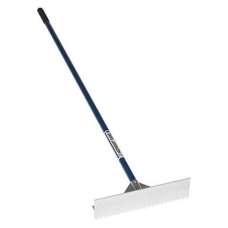 Seymour Midwest 17 in Asphalt Lute, 22 Tines, 66 in L Aluminum Handle 52917GRA