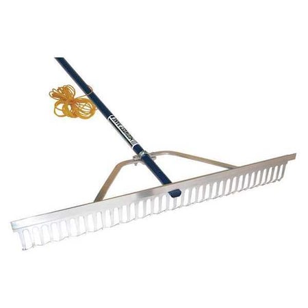 Midwest Rake 36 in Lake Rake, 66 in L Powder Coated Aluminum Handle 86050