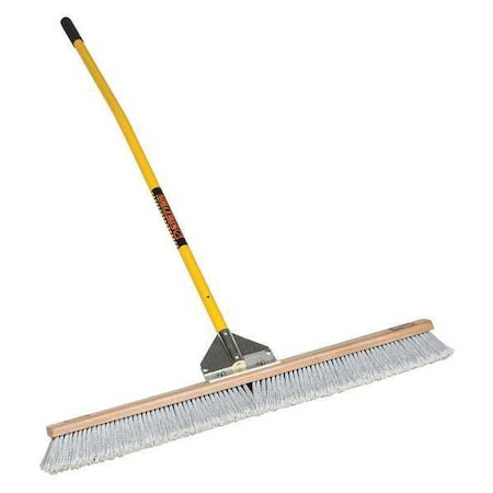 Structron Duo Broom, 36", 60" Yellow Alum Handle 82106