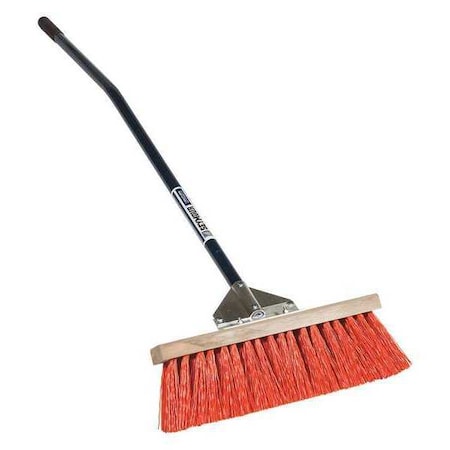 Seymour Midwest Street Broom, 18", 60" Erg Blue Handle 82918