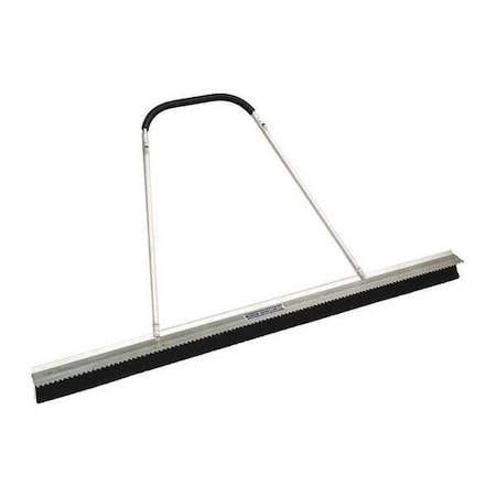 Seymour Midwest 84 in Sweep Face Drag Broom, Stiff, Synthetic, Black 83384