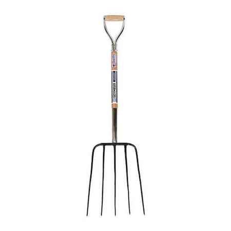 Seymour Midwest 5-tine Straw Fork with 30"L Hardwood Handle 49280