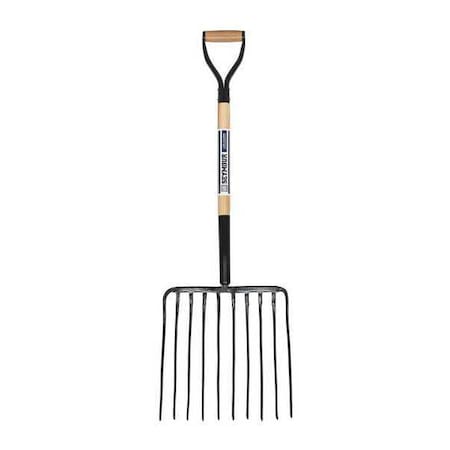 Seymour Midwest 10-tine Ensilage Fork with 30"L Hardwood Handle 49272
